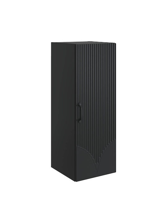 Wall Black Kitchen Cabinet 33x34.5x90cm