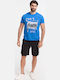 T-shirt Μπλε Ρουα