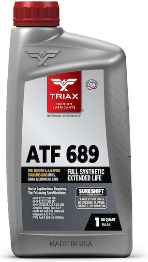 Triax Atf 689 Ulei Complet Sintetic Pentru Transmisii Automate Cu 6 8 Sau 9 Trepte 946 Ml