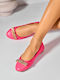 Pantofi Balerini Pentru Femei În Culoare Fuchsia