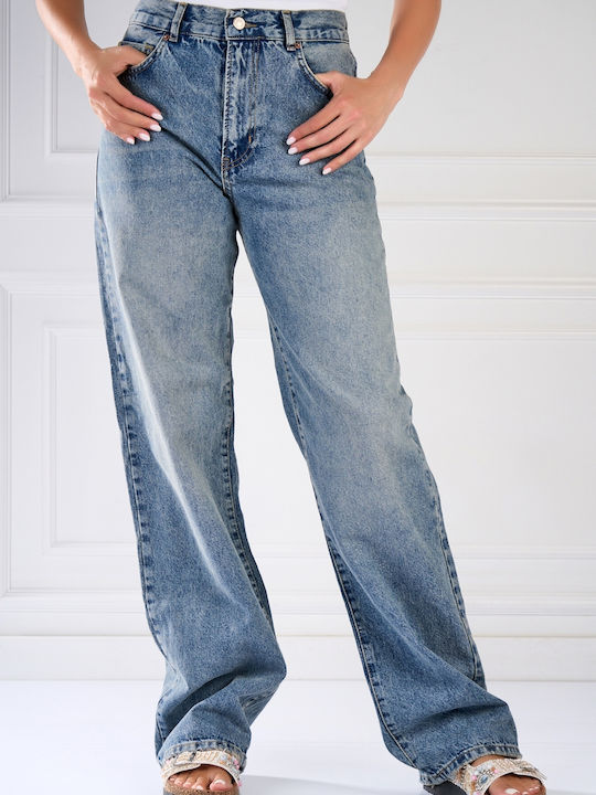 ItsBasic Γυναικείο Jean Παντελόνι