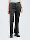 Women's Flared Jean Pants Black