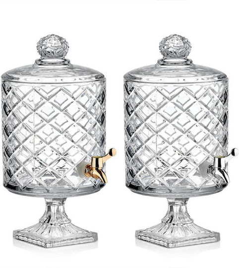 Glass Beverage Dispenser with Spigot 5lt