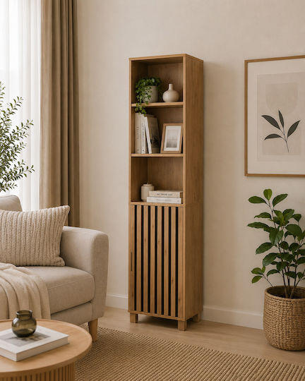 MRShome DS-1374000 Στήλη Μπάνιου Δαπέδου 35x26x166cm Καφέ