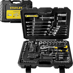 Stanley Ratschen- und Steckschlüssel-Set 1/4" & 1/2" & 3/8" 175 Stück Stanley Ratschen- und Steckschlüssel-Set 1/4" & 1/2" & 3/8" 175 Stück