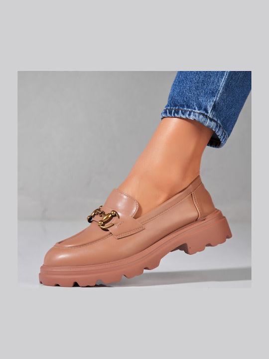 Kisser Damen Mokassins in Khaki Farbe