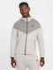 Tech Fleece Ζακέτα με Κουκούλα Γκρι