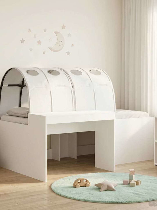 Classic Single White Kids Bed