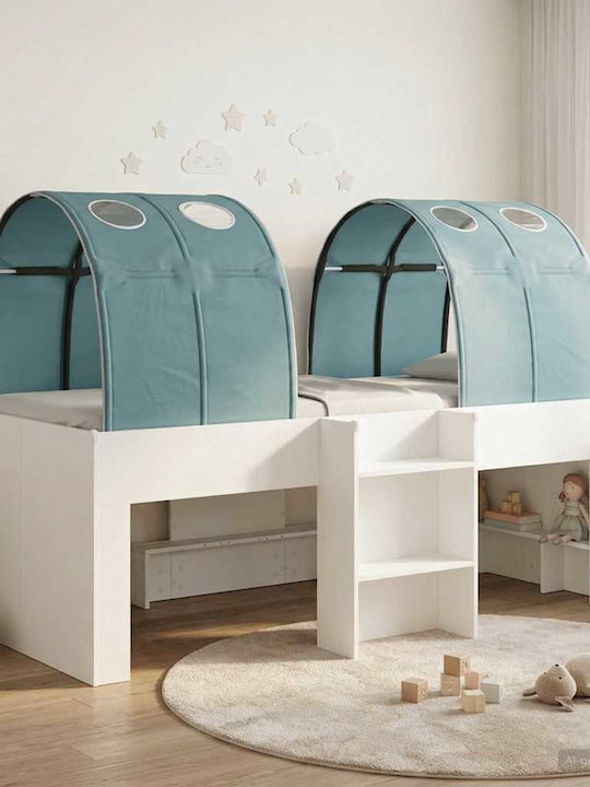 Pat Pentru Copii Tip Single Loft Bed Alb
