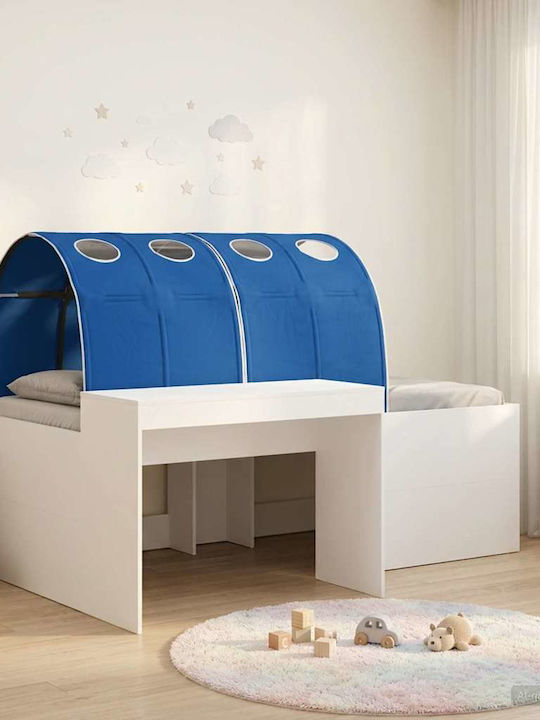 Kids Bed Loft Bed Single with Desk White