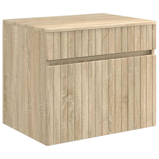 vidaXL Bathroom Cabinet 59x44.5x50cm Sonoma