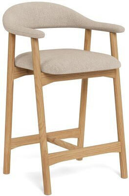 Barhocker mit Rückenlehne mit Stoff Norsica 1081 Norsica 1081
