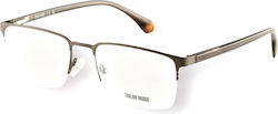Tailor Made Tm15314 C3 Männliche Metall Brillengestelle mit Rezept Nylor Graublau
