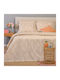 24home.gr Casual Σετ Σεντόνια King Size 260x270εκ. Beige (4τμχ)