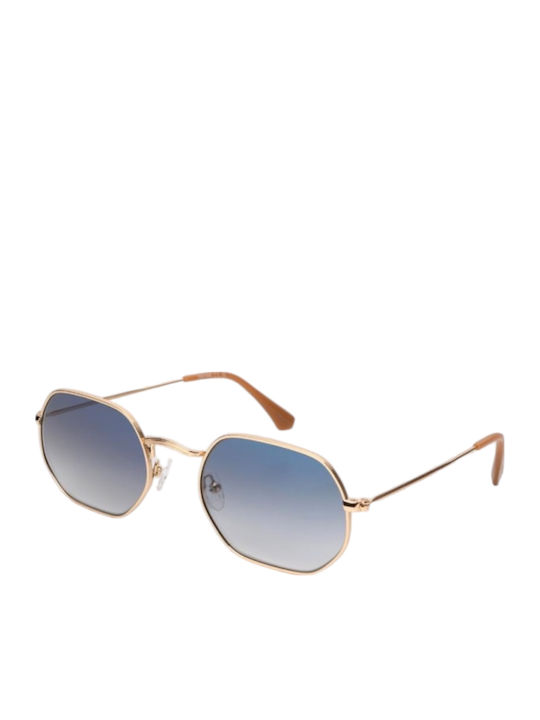 Tailor Made Unisex Sonnenbrillen mit Goldenem Metallrahmen und Verlaufsfarbe Gläser TM15340-c4