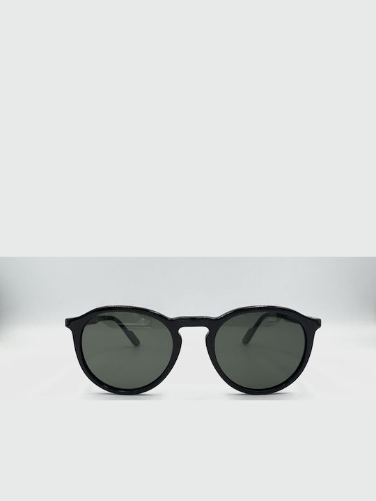Hoffman Unisex Sunglasses with Black Frame and Black Lens HF8462 C1