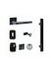 Set Türgriffe Best Sd101 Schwarz Matt 360/500mm
