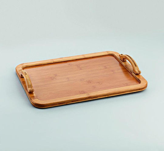 Holz-Tablett Parallelogramm 39x30cm