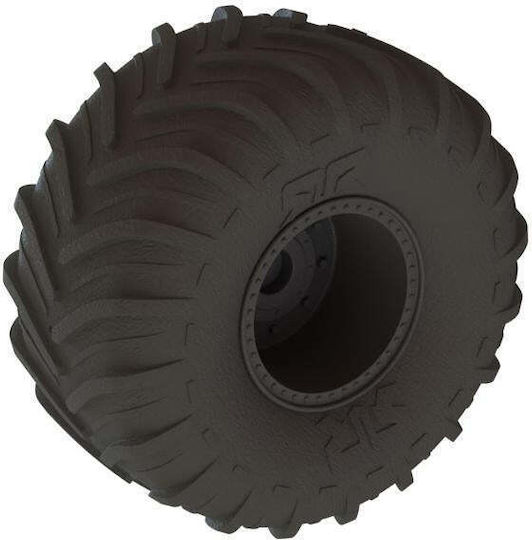 Arrma Dboots Chevron Mt Pre-mounted Tire Set Black 2pcs W/14mm Hex