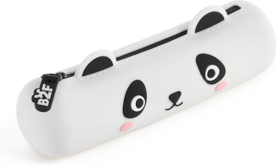Panda Rollie Pet Silicone Pencil Case White Panda
