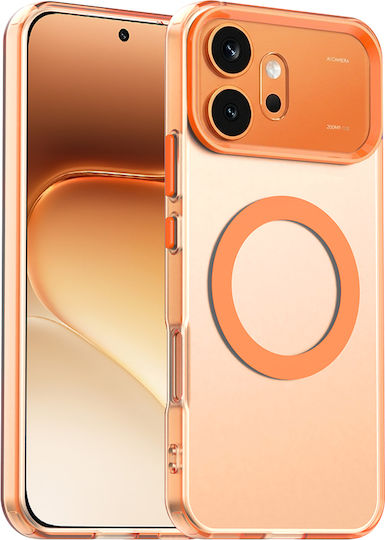 Techsuit Plastic Silicone Orange Bumper (Honor 600)