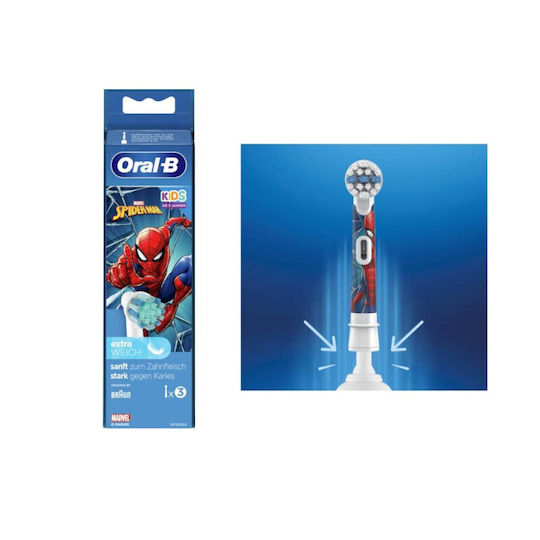 Oral-B Înlocuitor Periuță Electrică Spiderman Spiderman