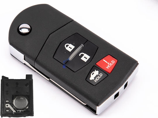 Telecomandă Cheie Auto Mazda 3 5 6 CX-7 CX-9 RX-8 MX-5 4 Butoane