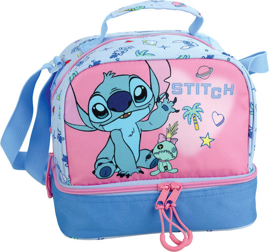 Gim Geantă Izotermică Școlară Pentru Prânz 5 Litri Multicolor Stitch 20x15x21cm