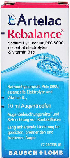 Bioherba Artelac Rebalance Picături Pentru Ochi 10 ml