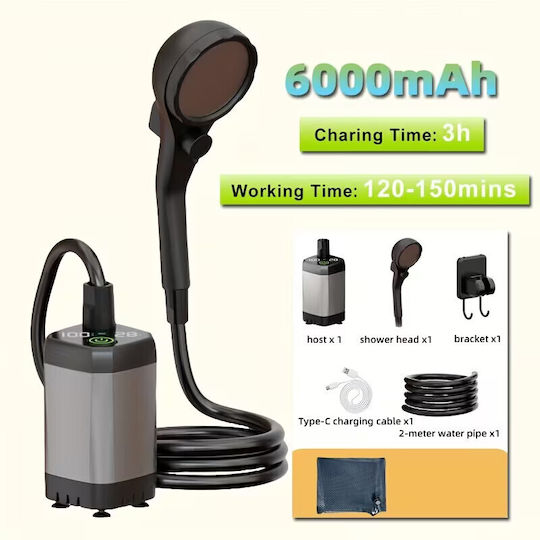 Battery Shower for Camping