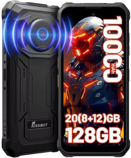 Fossibot F110 Pro 5G Dual SIM (8GB/128GB) Smartphone Rezistent Negru