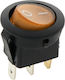 On-Off Switch Lamp 230v 20a Orange Set 5 Pieces