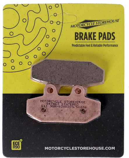 Rückseite Motorradbremsbeläge Harley Davidson 18 26 Softail Bremsbeläge Rückseite Sintered