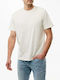 T-shirt Κρεμ