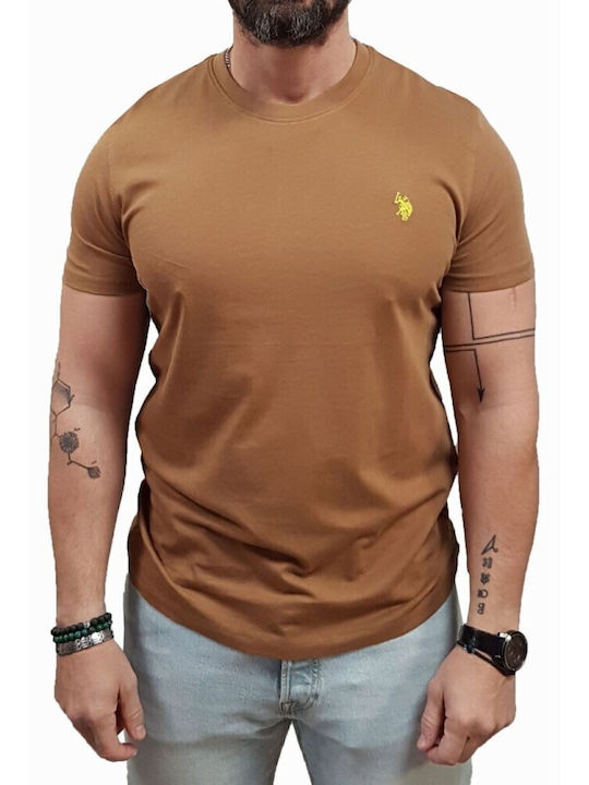 U.S. Polo Assn. Polo Μπλούζα Κοντομάνικη Brown