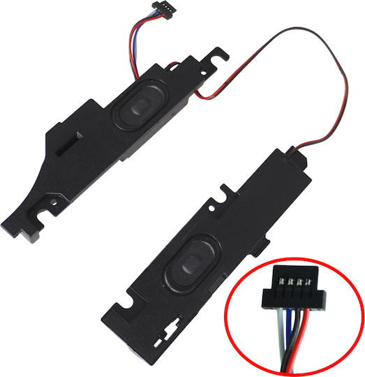Speaker Set Pair Laptop Hp Pavilion 15-ab 15-ak 15t-ab 15-an 809037-001 3bx15tp10 3bx15tp00 3bx15satp20 Speakers Left+Right Code 1-spkr433