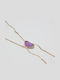 Kalliope Necklace Made Of Lilac Resin GK1823L