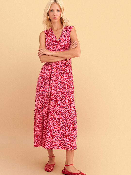 attrattivo Sommer Midi Damenkleid Rosa