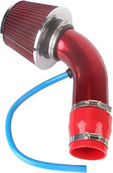 Air Intake Pipe Kit Diameter Φ76mm Air Filter Hw-0364r Red