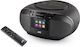 Jvc Rd-e664b-dab Cd Radio 2x2.5w Rms Bluetooth Usb Afișaj Lcd Ceas Telecomandă Negru