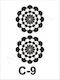 Schablonen 15x20 C-9 Artebella Blumen