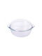 Alorno Vas Rotund Rezistent La Căldură Din Sticlă Cu Capac 3000ml