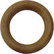 Plastic Curtain Rings 3.5cm Brown