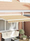 vidaXL Garden Awning Frame with LEDs 2.5x2m