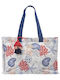 Verde Verde Strandtasche Weiß