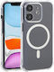 Magsafe Θήκη Σιλικόνης Air Cushion Γωνίες Transparent Apple Iphone 11
