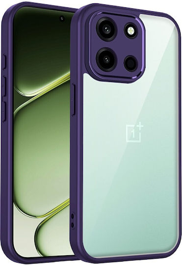 Color Frame Διάφανη Σκληρή Θήκη Purple Oneplus Nord 6 5g