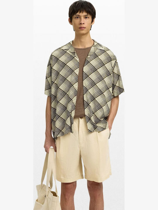 Selected Men's Beige Bermuda