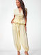 Women's Yellow Set with Trousers