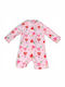 Crool Kids One-Piece Swimwear With Long Sleeve Pink